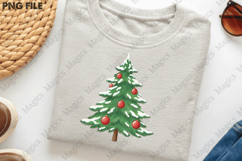 Snowy Christmas Tree PNG, Christmas PNG Product Image 3
