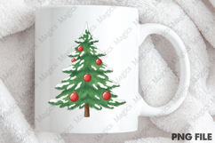 Snowy Christmas Tree PNG, Christmas PNG Product Image 4