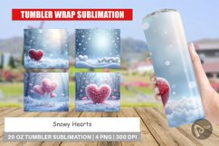 Tumbler Snow Hearts Product Image 1