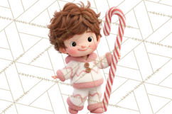 Winter Village Clipart, Snowman &amp; Fox Digital Art PNG Product Image 2