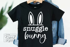 Snuggle Bunny SVG - Happy Easter Bunny PNG Cute Easter Baby Product Image 2