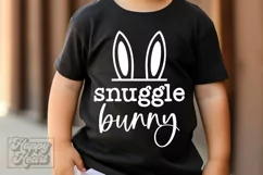 Snuggle Bunny SVG - Happy Easter Bunny PNG Cute Easter Baby Product Image 6