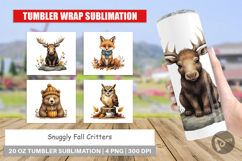 Tumbler Snuggly Fall Critters Product Image 1