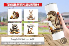 Tumbler Snuggly Fall Critters Product Image 1
