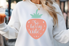 So berry cute SVG, Baby Quotes SVG Product Image 1
