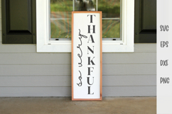 So Very Thankful SVG | Thanksgiving SVG | Fall Vertical Sign Product Image 1