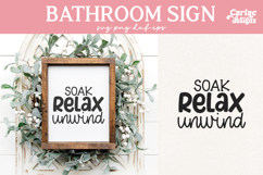 Soak Relax Unwind SVG