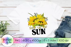 Summer Sunflower Sublimation | Summer Quotes Print Product Image 1