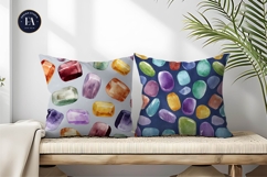 Hand-Painted Gemstone Soap Bars Artwork Digital Paper Product Image 2