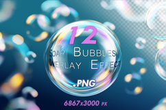 Soap Bubbles Overlay Effect Product Image 1