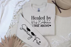 Healed By His Embrace Sleeve SVG, Christian SVG Design Product Image 3