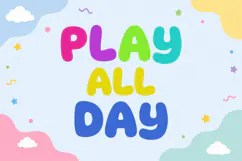 Sobas Play Display Font Kids Creative Design Product Image 4