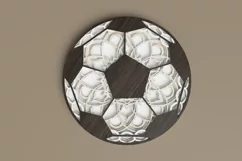 Sports laser cut file - Football/Soccer Mandala Product Image 1