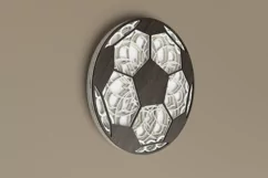 Sports laser cut file - Football/Soccer Mandala Product Image 2