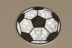Sports laser cut file - Football/Soccer Mandala Product Image 3