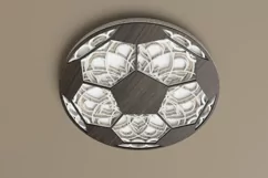 Sports laser cut file - Football/Soccer Mandala Product Image 4