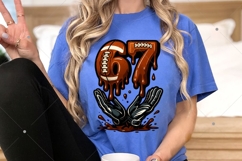 Soccer 67 Six Seven Funny Gen Alpha Meme Drip Png, Soccer 67 Product Image 4