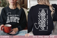 soccer aunt svg
