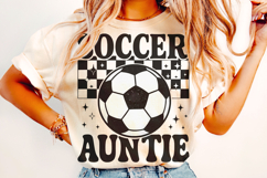 Soccer Auntie PNG, Soccer Sublimation, Soccer Aunt PNG, Aunt Product Image 2