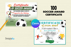 Canva Soccer Award Certificate Template Bundle Product Image 6