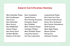 Canva Soccer Award Certificate Template Bundle Product Image 8