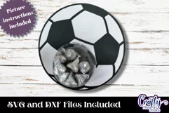 Soccer Candy Dome Holder, Soccer Ball Sports Candy Ornament Product Image 1