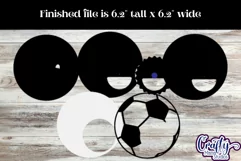Soccer Candy Dome Holder, Soccer Ball Sports Candy Ornament Product Image 2
