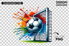 soccer goal png, orange blue splash, football net, watercolor clipart, sports events, team gear, goal celebration, soccer splash, football art, sports graphics, soccer sublimation, splash art png, football watercolor, soccer goal graphic, vibrant soccer, 