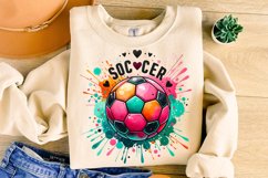 Soccer Ball PNG, Soccer Sublimation, Soccer Mom PNG, Sports Product Image 2