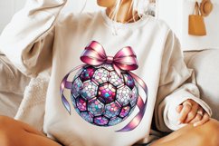 Glitter Soccer Ball PNG, Soccer Sublimation, Soccer Mom PNG Product Image 3