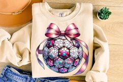 Glitter Soccer Ball PNG, Soccer Sublimation, Soccer Mom PNG Product Image 2