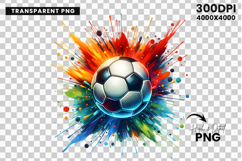soccer ball png, watercolor soccer, football splash, soccer clipart, sports sublimation, watercolor splash, soccer ball art, football png, sports clipart, soccer sublimation, splash art png, football watercolor, soccer ball splash, vibrant soccer, colorfu