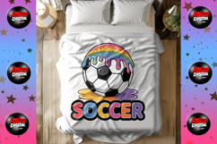 Soccer Ice Cream Drip PNG Product Image 8