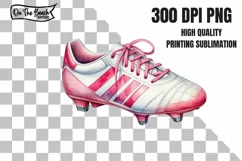 SOCCER CLEAT PINK PNG SUBLIMATION Product Image 3