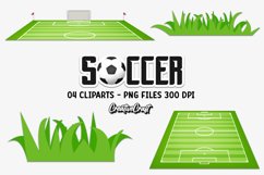 Sport Soccer Clipart, soccer player graphic, illustrations Product Image 1