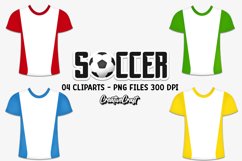 Sport Soccer Clipart, soccer player graphic, illustrations Product Image 1