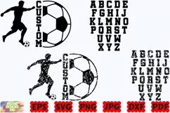 Soccer Custom SVG | Soccer SVG | Sport SVG | Soccer Mom SVG Product Image 3