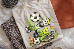 Soccer Dad PNG, Retro Game Day Soccer PNG, Father's Day PNG Product Image 2