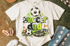 Soccer Dad PNG, Retro Game Day Soccer PNG, Father's Day PNG Product Image 4