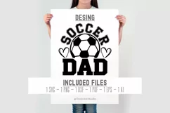 Soccer Dad SVG Design | Sports SVG for Cricut and Silhouette Product Image 3