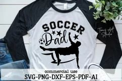 Soccer Dad SVG | Soccer SVG Cut Files | Soccer Shirt Design Product Image 2