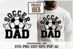 Soccer Dad SVG Design | Sports SVG for Cricut and Silhouette Product Image 1