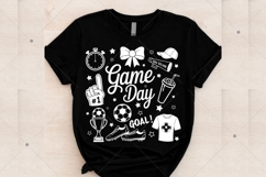 Soccer Doodles PNG SVG, Game Day SVG, Hand Drawn Doodle Product Image 4