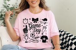 Soccer Doodles PNG SVG, Game Day SVG, Hand Drawn Doodle Product Image 5