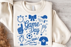 Soccer Doodles PNG SVG, Game Day SVG, Hand Drawn Doodle Product Image 6