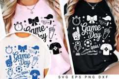 Soccer Doodles PNG SVG, Game Day SVG, Hand Drawn Doodle Product Image 2