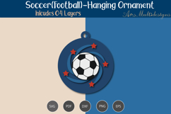 Hanging Soccer ball Ornament Product Image 3