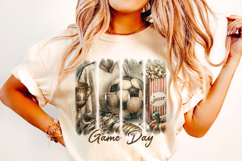 Retro Soccer PNG, Soccer Mama PNG, Soccer Game Day PNG Product Image 2