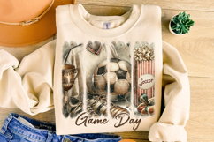 Retro Soccer PNG, Soccer Mama PNG, Soccer Game Day PNG Product Image 3