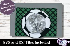 Soccer Candy Dome Holder, Soccer Goal Sports Candy Ornament Product Image 1